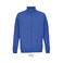 Sudadera con cremallera reciclada unisex Cooper. Color azul royal.