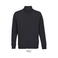 Sudadera con cremallera reciclada unisex Cooper. Color negro.