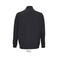 Sudadera con cremallera reciclada unisex Cooper. Color negro.