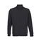 Sudadera con cremallera reciclada unisex Cooper. Color negro.