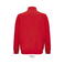 Sudadera con cremallera reciclada unisex Cooper. Color rojo vivo.