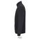 Sudadera con cremallera reciclada unisex Cooper. Color negro.