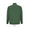 Sudadera con cremallera reciclada unisex Cooper. Color verde botella.