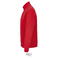 Sudadera con cremallera reciclada unisex Cooper. Color rojo vivo.