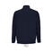 Sudadera con cremallera reciclada unisex Cooper. Color azul profundo.