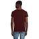 Camiseta sostenible hombre Crusader. Color rojo burdeos.