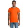 Camiseta sostenible hombre Crusader. Color naranja.
