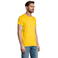 Camiseta sostenible hombre Crusader. Color amarillo.