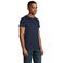 Camiseta sostenible hombre Crusader. Color azul denim.