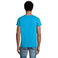 Camiseta sostenible hombre Crusader. Color azul aqua.
