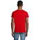 Camiseta sostenible hombre Crusader. Color rojo.