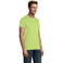 Camiseta sostenible hombre Crusader. Color verde manzana.