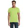 Camiseta sostenible hombre Crusader. Color verde manzana.