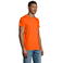 Camiseta sostenible hombre Crusader. Color naranja.