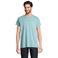 Camiseta sostenible hombre Crusader. Color pool blue.