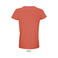 Camiseta sostenible hombre Crusader. Color pop orange.