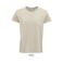 Camiseta sostenible hombre Crusader. Color beige matizado.