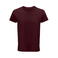Camiseta sostenible hombre Crusader. Color rojo burdeos.
