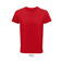 Camiseta sostenible hombre Crusader. Color rojo.