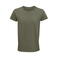 Camiseta sostenible hombre Crusader. Color verde caqui.
