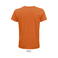 Camiseta sostenible hombre Crusader. Color naranja.