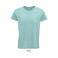 Camiseta sostenible hombre Crusader. Color verde jaspeado claro.