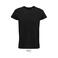 Camiseta sostenible hombre Crusader. Color negro oscuro.