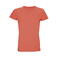 Camiseta sostenible hombre Crusader. Color pop orange.