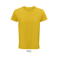 Camiseta sostenible hombre Crusader. Color amarillo.