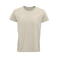 Camiseta sostenible hombre Crusader. Color beige matizado.