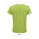 Camiseta sostenible hombre Crusader. Color verde manzana.