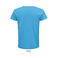 Camiseta sostenible hombre Crusader. Color azul aqua.