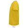 Camiseta sostenible hombre Crusader. Color amarillo.