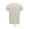 Camiseta sostenible hombre Crusader. Color beige matizado.