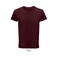 Camiseta sostenible hombre Crusader. Color rojo burdeos.