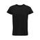 Camiseta sostenible hombre Crusader. Color negro oscuro.