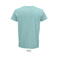 Camiseta sostenible hombre Crusader. Color verde jaspeado claro.
