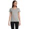 Camiseta sostenible mujer Crusader Women. Color gris mezcla.