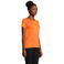 Camiseta sostenible mujer Crusader Women. Color naranja.