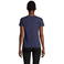 Camiseta sostenible mujer Crusader Women. Color azul profundo.