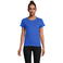 Camiseta sostenible mujer Crusader Women. Color azul royal.