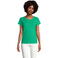 Camiseta sostenible mujer Crusader Women. Color verde pradera.