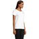 Camiseta sostenible mujer Crusader Women. Color blanco.
