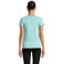 Camiseta sostenible mujer Crusader Women. Color verde jaspeado claro.