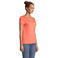 Camiseta sostenible mujer Crusader Women. Color pop orange.