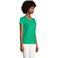Camiseta sostenible mujer Crusader Women. Color verde pradera.
