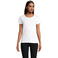 Camiseta sostenible mujer Crusader Women. Color blanco.