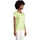 Camiseta sostenible mujer Crusader Women. Color verde manzana.