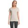 Camiseta sostenible mujer Crusader Women. Color beige matizado.