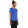 Camiseta sostenible mujer Crusader Women. Color azul royal.